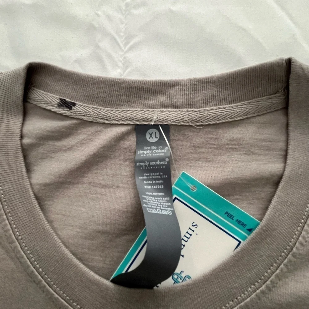 Simply Southern “Official Cowgirl Shirt”. Size XLarge. Grey - Picture 3 of 3